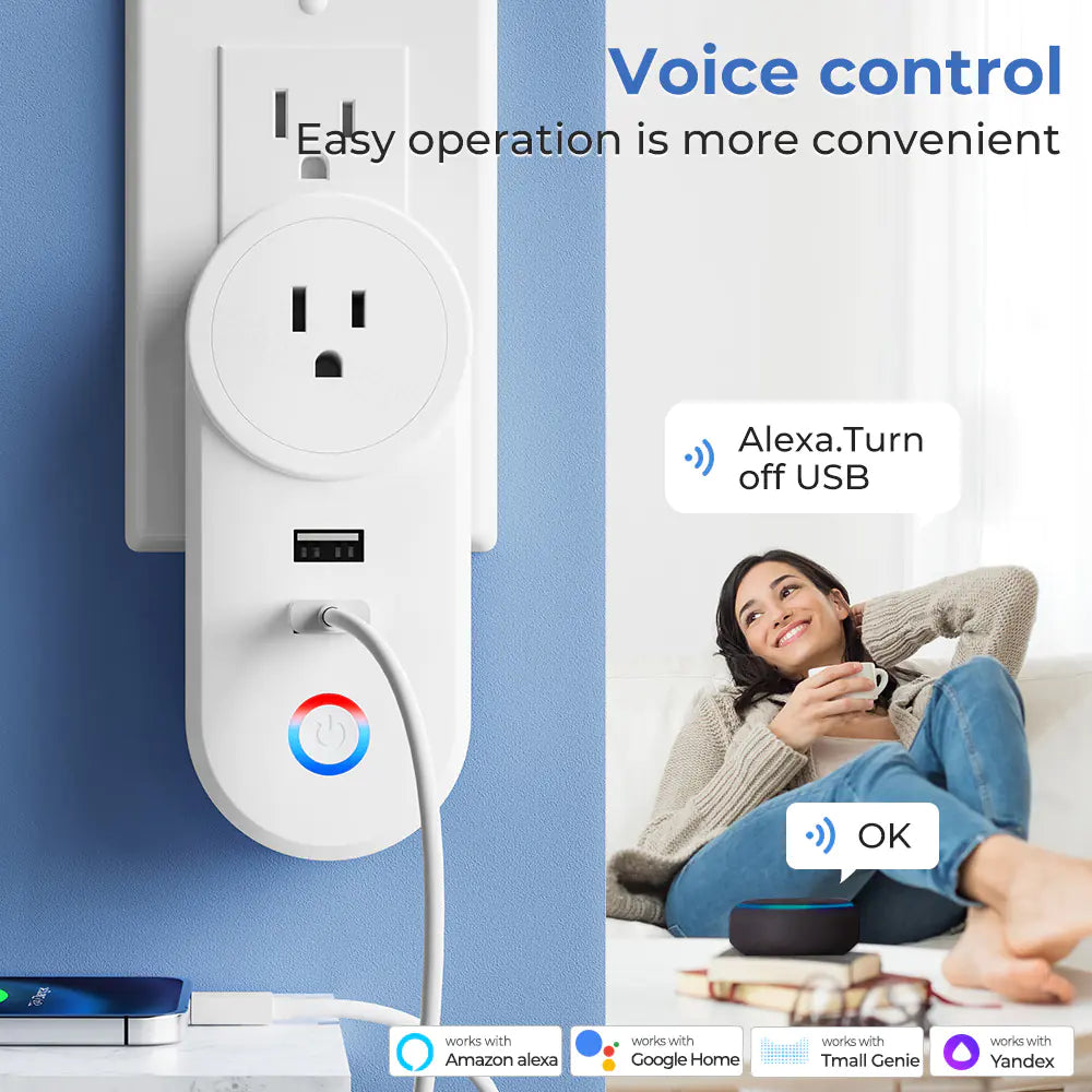 Smart USB Wireless WiFi Plug with APP Timer