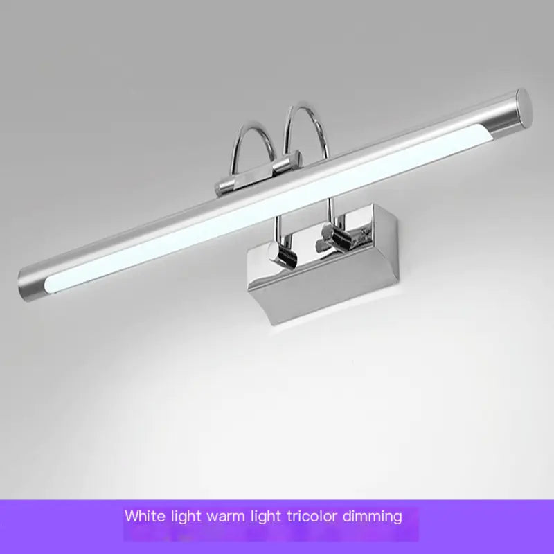 LED Bathroom Mirror Light - Modern Stainless Steel Fixture