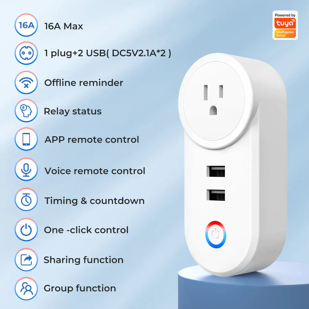 Smart USB Wireless WiFi Plug with APP Timer