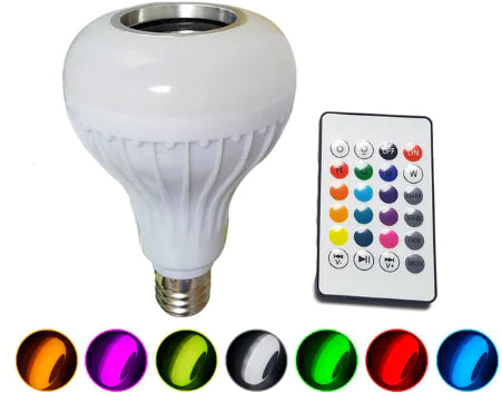 Smart Bluetooth LED Bulb with Color Remote Control
