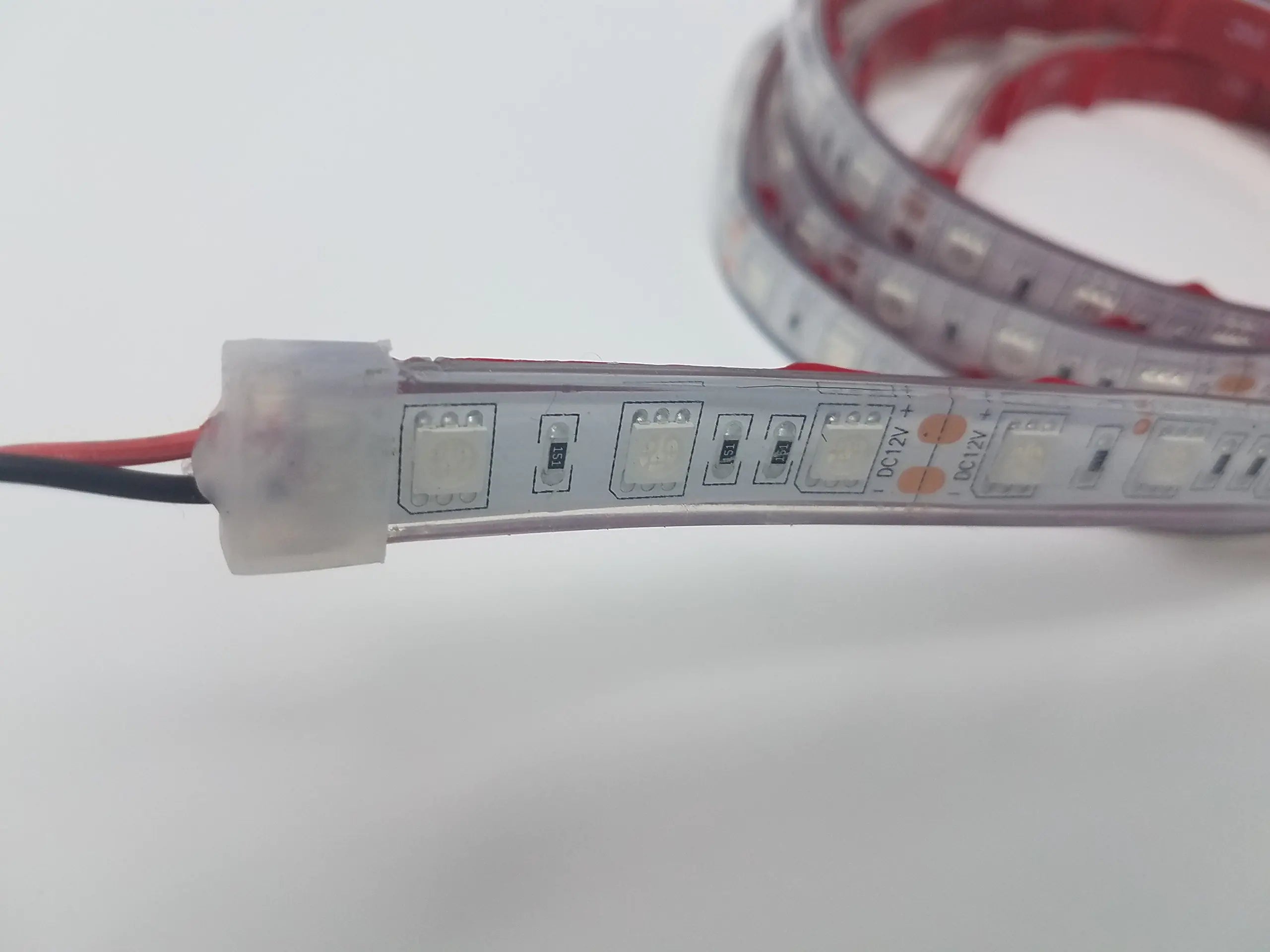 Marine Submersible LED Light Strip 12V 2ft White LED Rope Lights Waterproof Led Lights