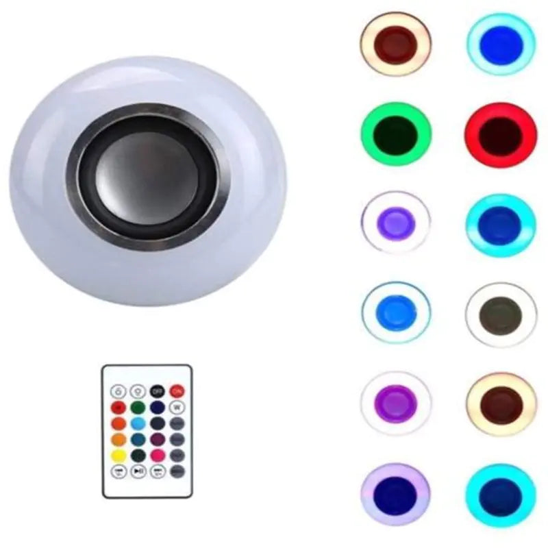 Smart Bluetooth LED Bulb with Color Remote Control