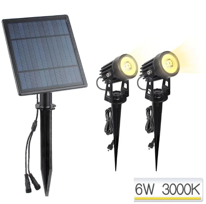 Smart WiFi LED Spotlight with Bluetooth and Solar Power