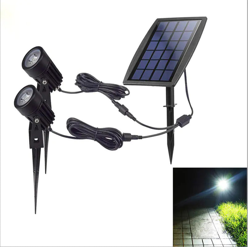 Smart WiFi LED Spotlight with Bluetooth and Solar Power