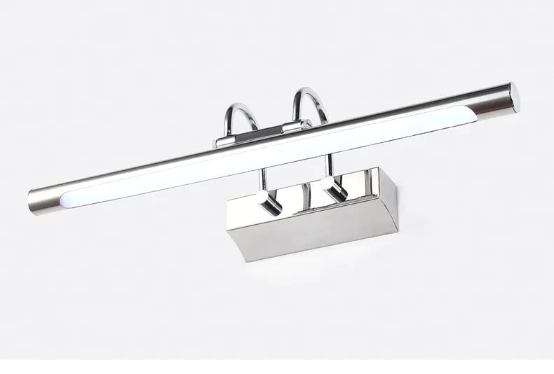 LED Bathroom Mirror Light - Modern Stainless Steel Fixture